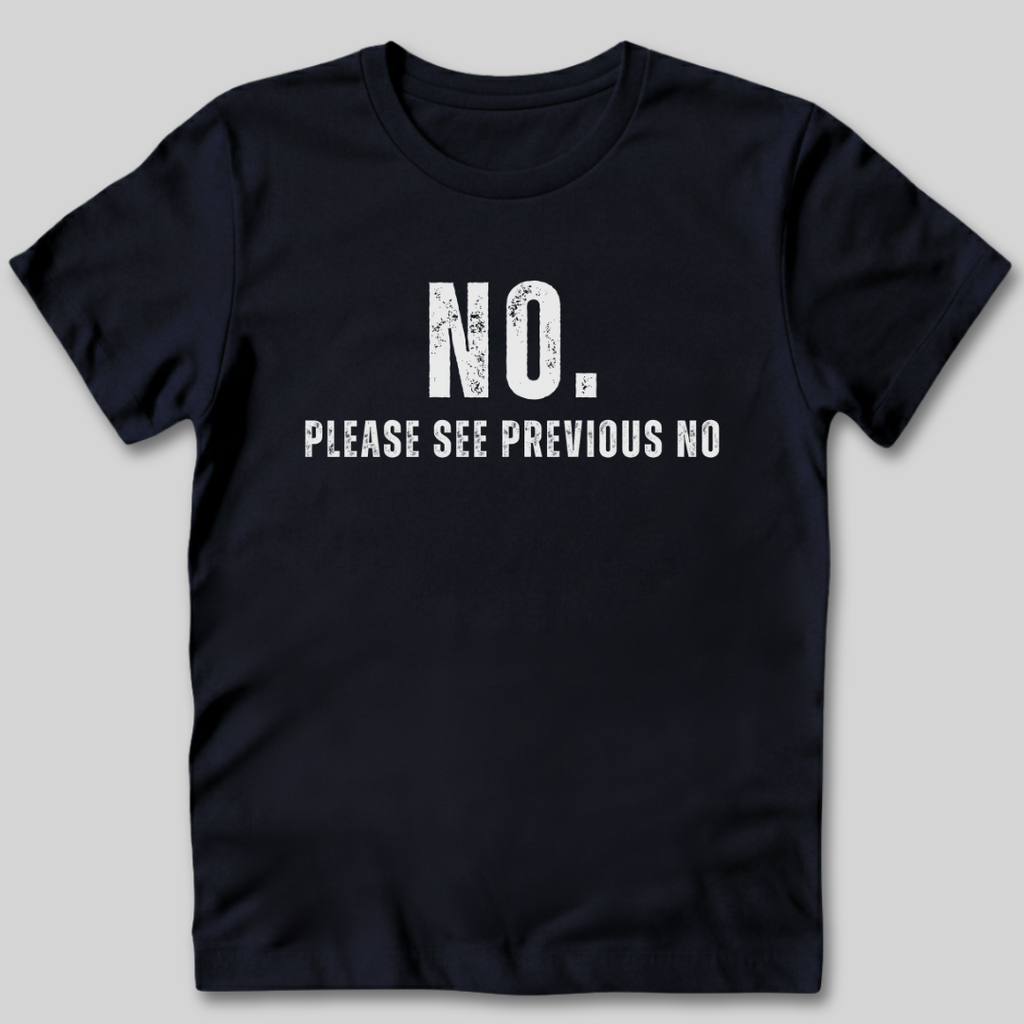 Please See Previous No T-Shirt