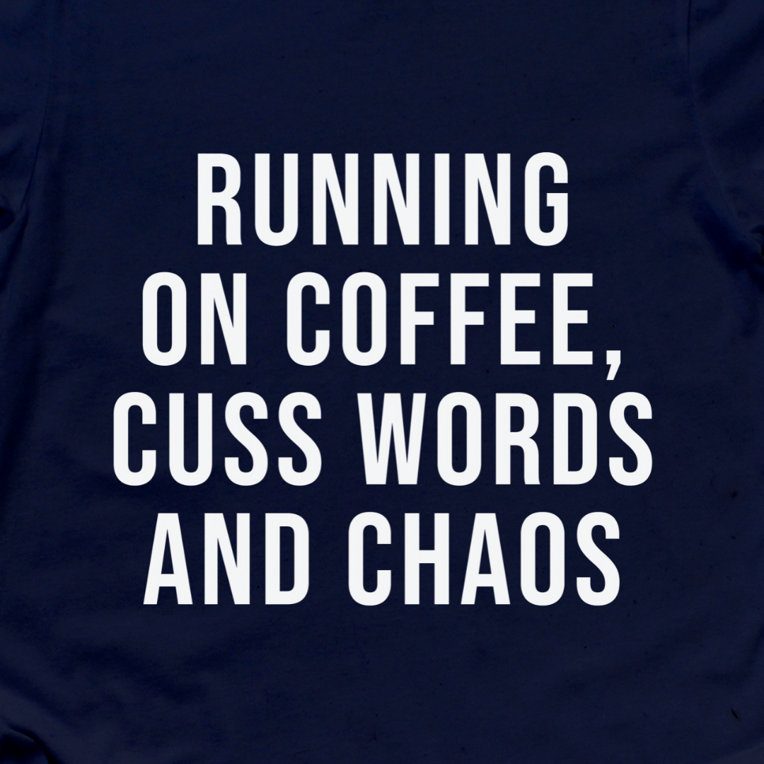 Coffee and Cuss Words T-Shirt-T-Shirt-Deep Heather-S-