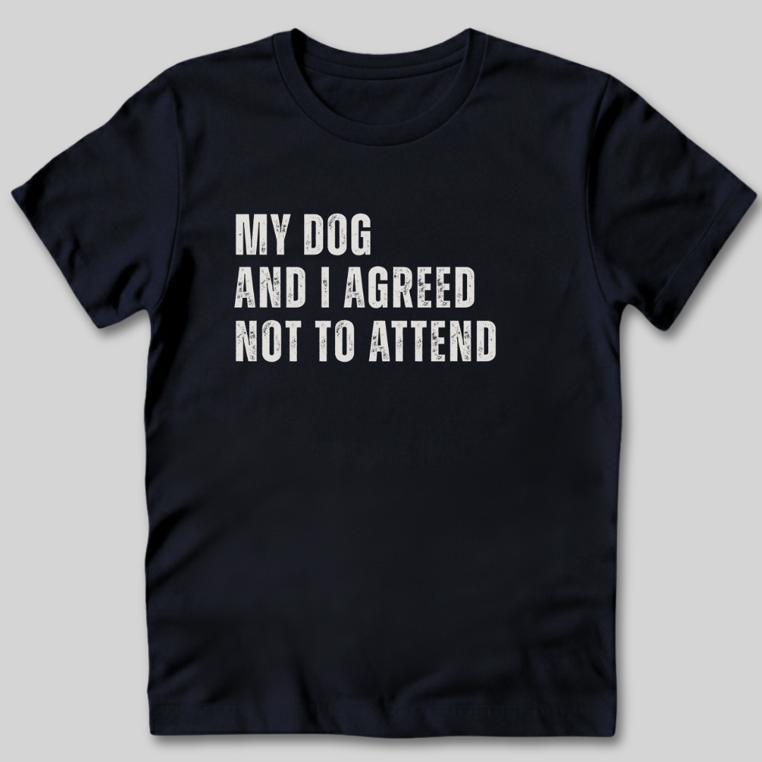 My Dog and I Distressed Style T-Shirt