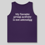 My Favorite Group Activity Tank Top