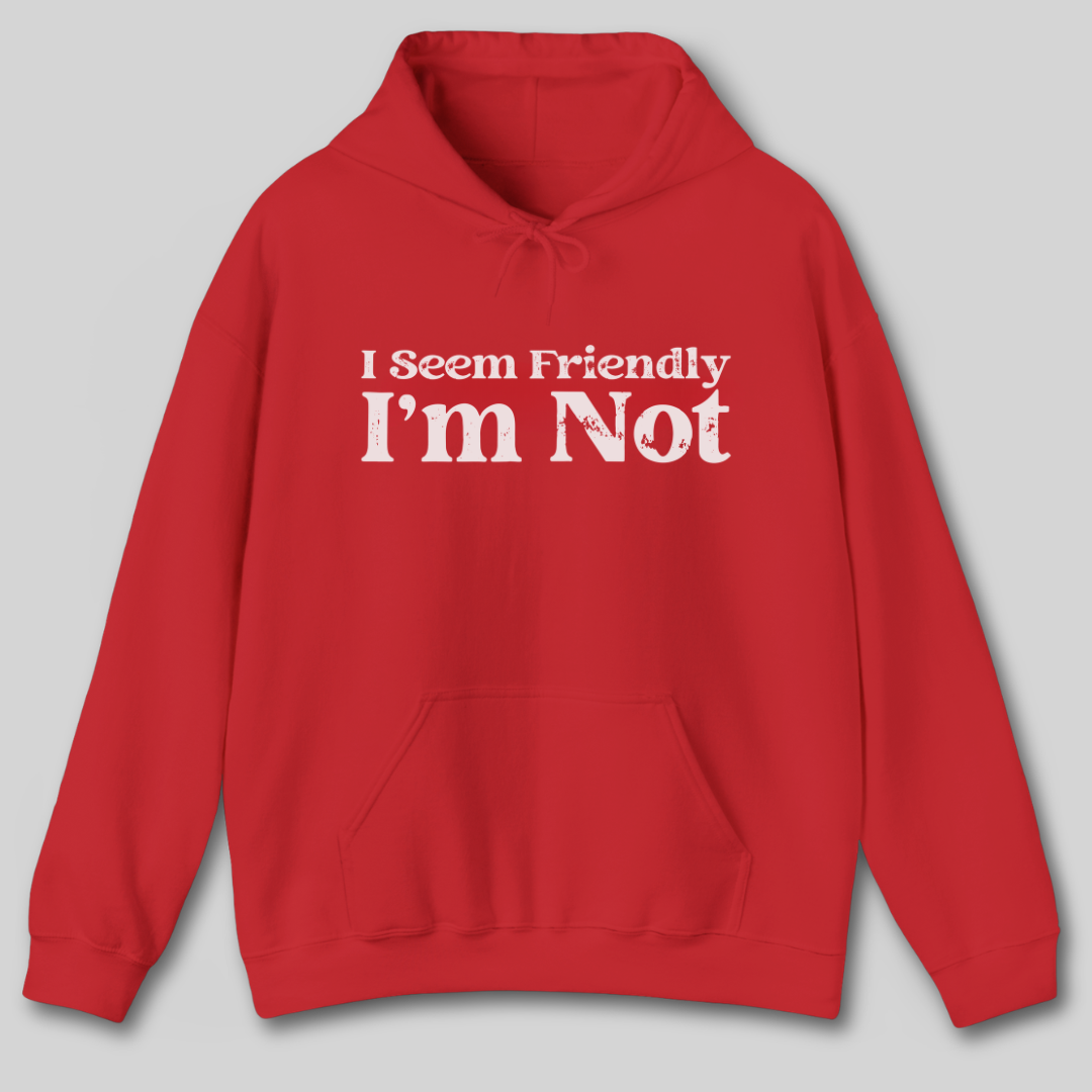 I Seem Friendly I'm Not Hoodie
