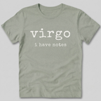 Virgo I Have Notes T-Shirt