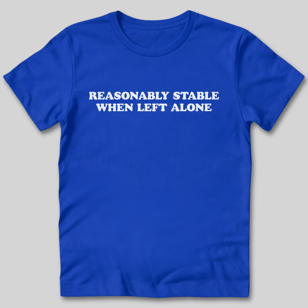 Reasonably Stable When Left Alone T-Shirt