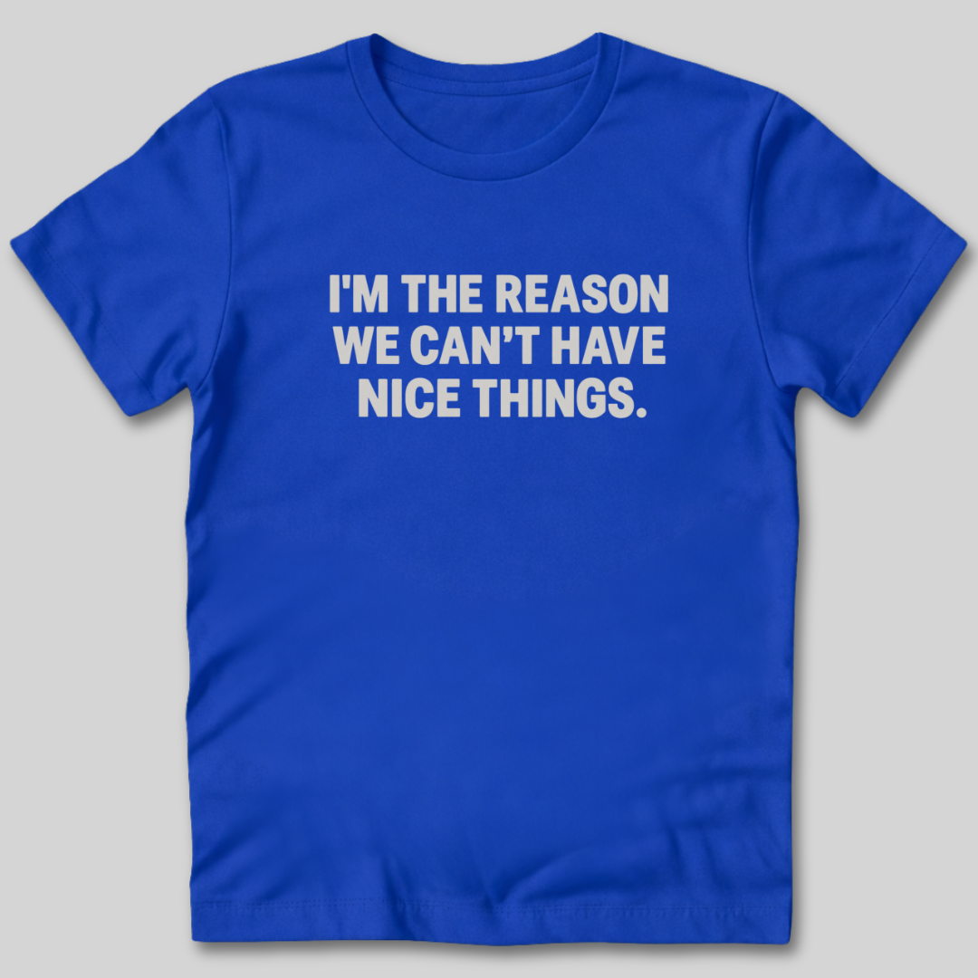 I'm The Reason We Can't Have Nice Things T-Shirt