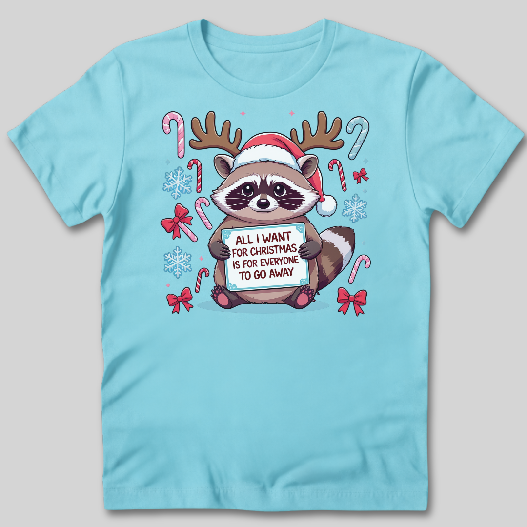 Go Away Anti-Social Christmas T-Shirt